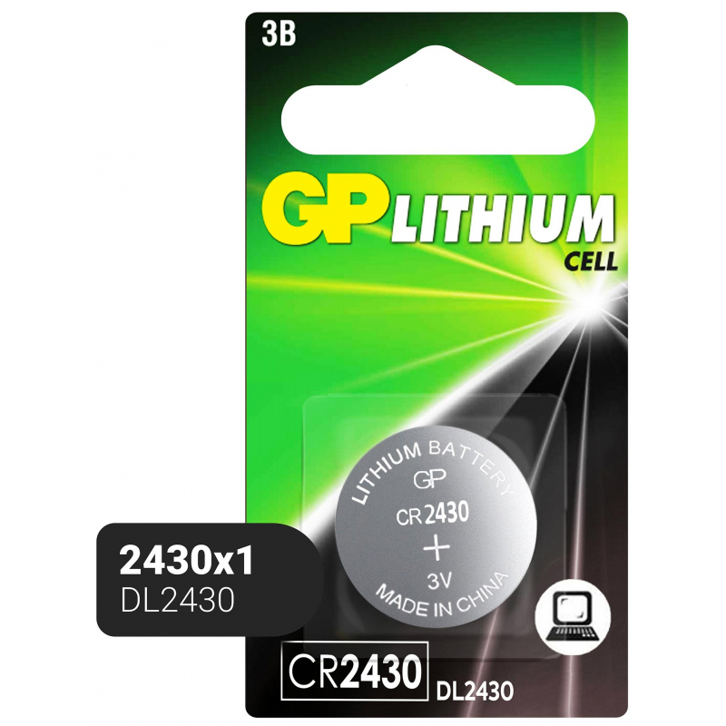 Батарейка GP Lithium CR2430 бл/1шт