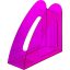 Лоток вертикальный Attache 90мм Bright Colours прозрачный фиолетовый