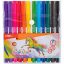 Фломастеры набор Deli  ColoRun вентилир. 12цв.пакет с европодвес.
