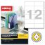 Этикетки самоклеящиеся Promega label 105х48мм/12 шт.лист А4 п/глян (25л/уп)